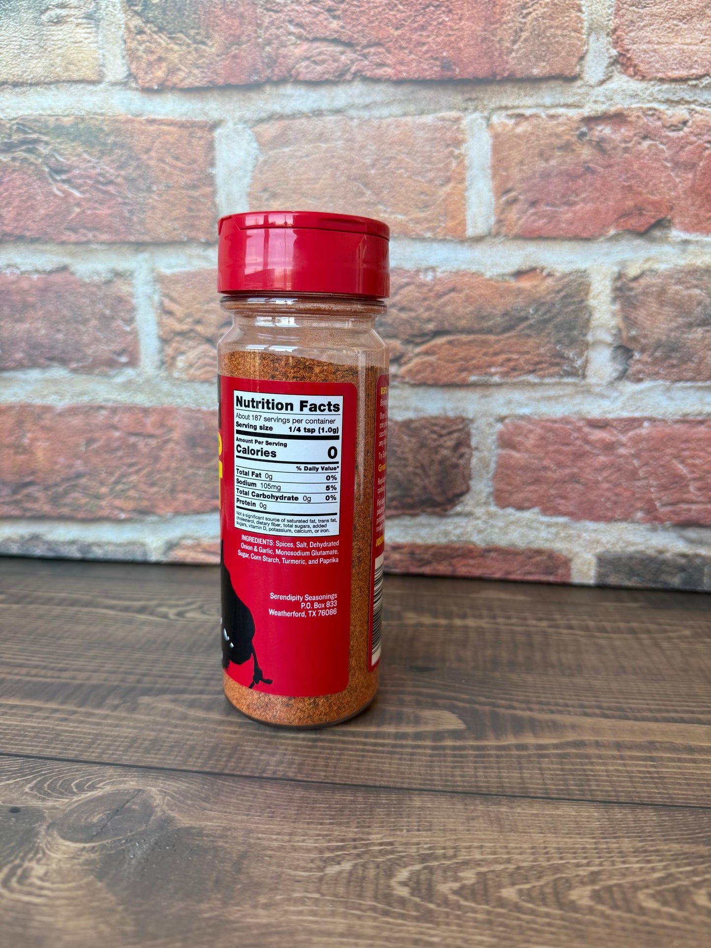 Jess Hall's Serendipity Hot Seasoned Salt 6.6 Oz *NEW SIZE*