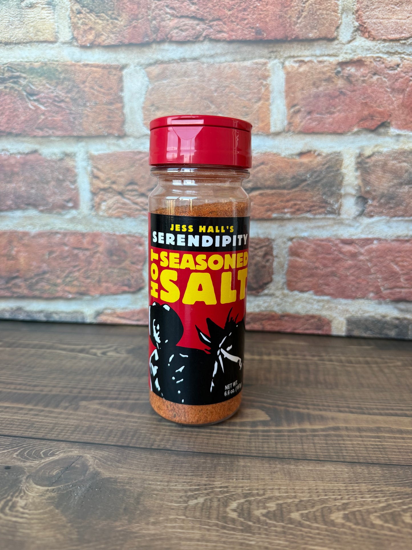 Jess Hall's Serendipity Hot Seasoned Salt 6.6 Oz *NEW SIZE*